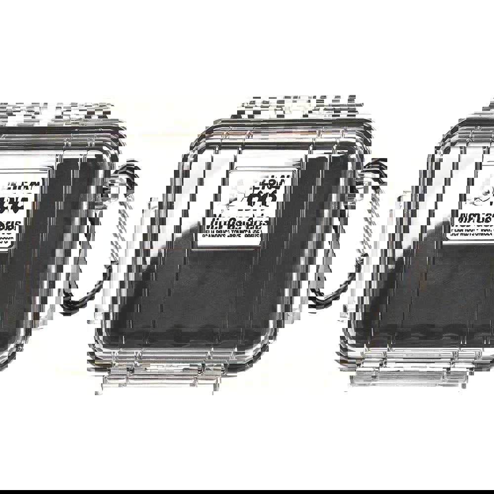 1010 MICRO CASE BLK W/CLEAR LID WITH LIN